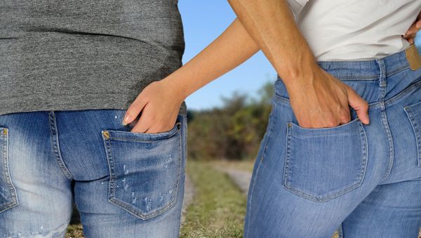 Couple in jeans Couple in jeans - Sputnik International