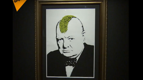 Russia's First Exhibition Of Banksy Opens In Moscow Russia's First Exhibition Of Banksy Opens In Moscow - Sputnik International