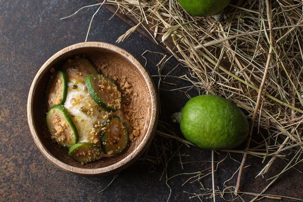 Baran-Rapan Restaurant’s Matzoon ice-cream with feijoa - Sputnik International