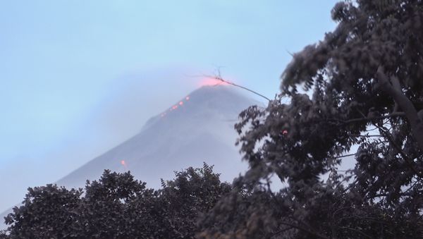 El volcán de Fuego en Guatemala - Sputnik International