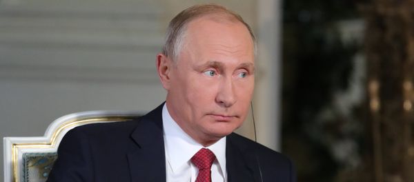 Russian President Vladimir Putin during an interview with Armin Wolf of the Austrian ORF TV and radio company, at the Kremlin - Sputnik International