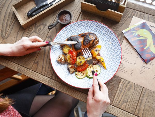 26/28 Grill’s chicken thigh with vegetables - Sputnik International