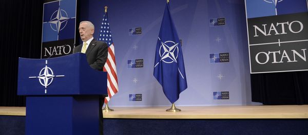 US Secretary of Defence James Mattis delivers a speech during a press conference following the NATO Defence Ministers' meeting at NATO headquarter in Brussels US Secretary of Defence James Mattis delivers a speech during a press conference following the NATO Defence Ministers' meeting at NATO headquarter in Brussels - Sputnik International