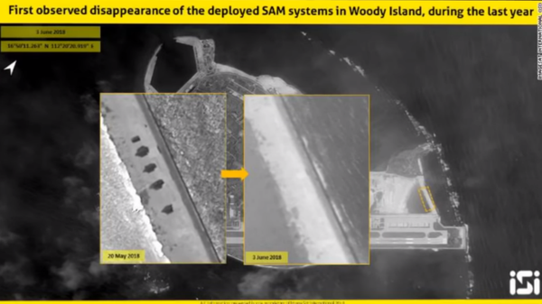 Images show China's missile systems stationed on Woody Island have been either removed or relocated. Images show China's missile systems stationed on Woody Island have been either removed or relocated. - Sputnik International