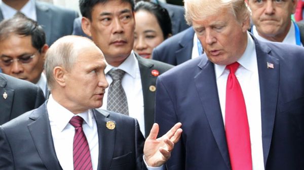 Russian President Vladimir Putin and US President Donald Trump - Sputnik International