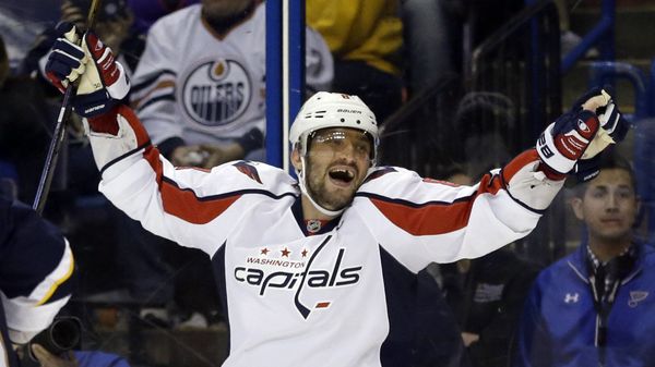 In this Saturday, April 9, 2016 file photo, Washington Capitals' Alex Ovechkin, of Russia, celebrates after scoring his third goal of an NHL hockey game during the third period against the St. Louis Blues in St. Louis In this Saturday, April 9, 2016 file photo, Washington Capitals' Alex Ovechkin, of Russia, celebrates after scoring his third goal of an NHL hockey game during the third period against the St. Louis Blues in St. Louis - Sputnik International