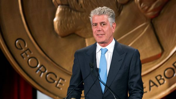 Television personality Anthony Bourdain speaks about the show Parts Unknown after the show won a Peabody Award in New York, U.S., May 19, 2014 - Sputnik International