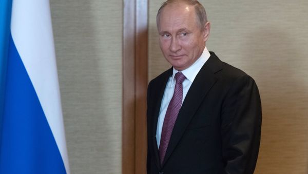 Vladimir Putin at the SCO Summit in Qingdao. Vladimir Putin at the SCO Summit in Qingdao. - Sputnik International