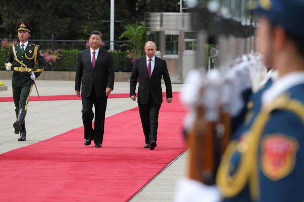 Presidents Vladimir Putin and Xi Jinping during their meeting in Beijing Presidents Vladimir Putin and Xi Jinping during their meeting in Beijing - Sputnik International