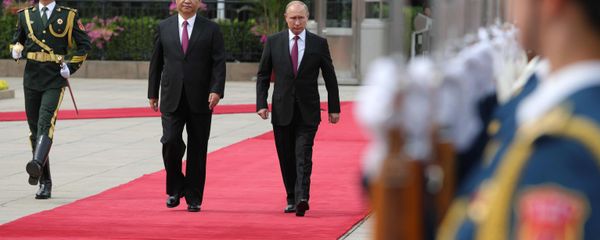 Presidents Putin and Xi during their meeting in Beijing. Presidents Putin and Xi during their meeting in Beijing. - Sputnik International