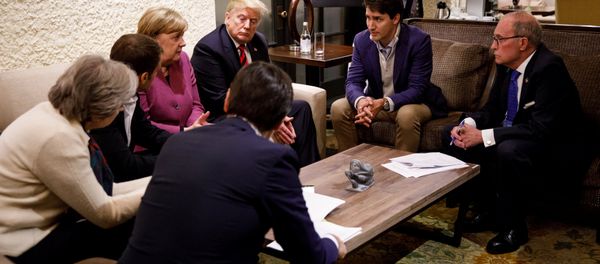 Canada's Prime Minister Justin Trudeau and G7 leaders hold meeting in Charlevoix - Sputnik International