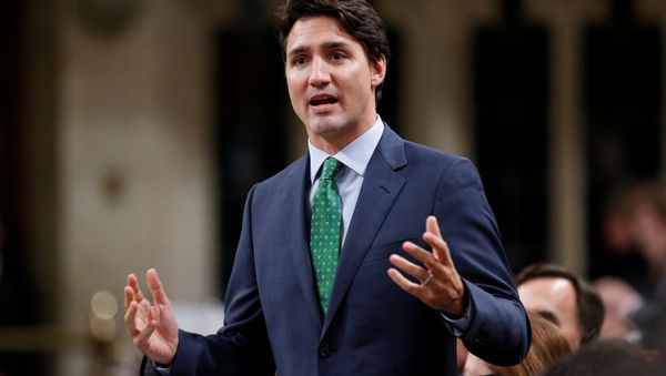 Canada's Prime Minister Justin Trudeau speaks during Question Period in the House of Commons on Parliament Hill in Ottawa, Ontario, Canada, October 25, 2016. - Sputnik International
