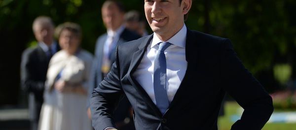 Austrian Chancellor Sebastian Kurz in Sofia Austrian Chancellor Sebastian Kurz in Sofia - Sputnik International