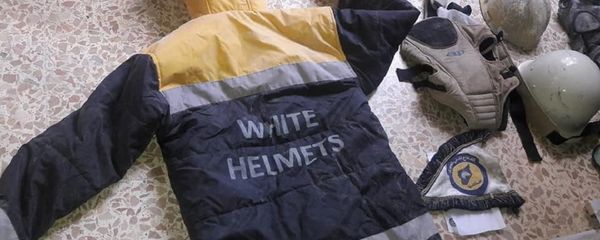 White Helmets uniform found during the search of terrorists’ headquarters in Eastern Ghouta. - Sputnik International