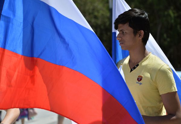 Russians Celebrate National Holiday - Russia Day Russians Celebrate National Holiday - Russia Day - Sputnik International