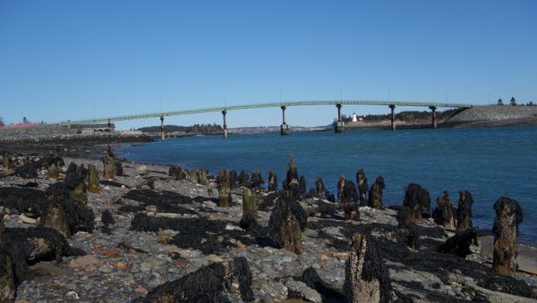International Bridge between Lubec and Campobello Island International Bridge between Lubec and Campobello Island - Sputnik International