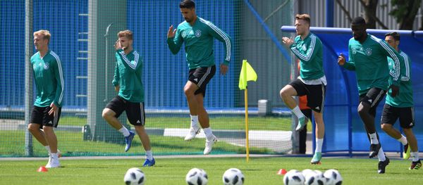 German football team's training session in Russia ahead of 2018 FIFA World Cup German football team's training session in Russia ahead of 2018 FIFA World Cup - Sputnik International