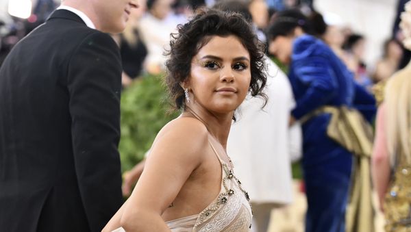 Selena Gomez attends The Metropolitan Museum of Art's Costume Institute benefit gala celebrating the opening of the Heavenly Bodies: Fashion and the Catholic Imagination exhibition on Monday, May 7, 2018, in New York - Sputnik International