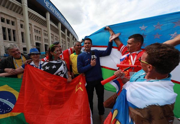 Fans Celebrate Opening Day of FIFA World Cup 2018 in Russia - Sputnik International