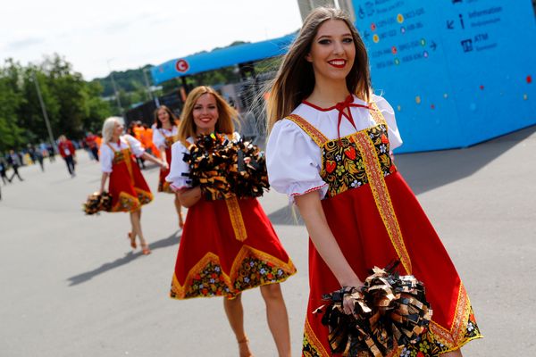 Fans Celebrate Opening Day of FIFA World Cup 2018 in Russia - Sputnik International