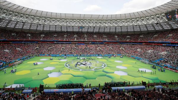 Soccer Football - World Cup - Opening Ceremony - Luzhniki Stadium, Moscow, Russia - June 14, 2018 General view before the opening Soccer Football - World Cup - Opening Ceremony - Luzhniki Stadium, Moscow, Russia - June 14, 2018 General view before the opening - Sputnik International