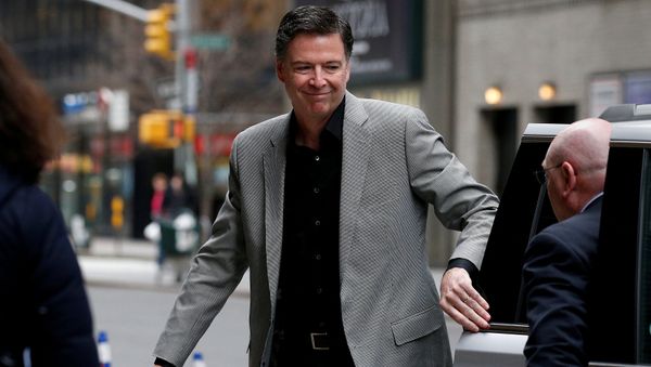 Former FBI Director James Comey arrives for a taping of The Late Show with Stephen Colbert in the Manhattan borough of New York City, New York, U.S., April 17, 2018 Former FBI Director James Comey arrives for a taping of The Late Show with Stephen Colbert in the Manhattan borough of New York City, New York, U.S., April 17, 2018 - Sputnik International