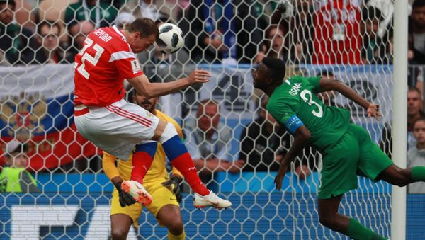 Soccer Football - World Cup - Russia vs Saudi Arabia Soccer Football - World Cup - Russia vs Saudi Arabia - Sputnik International