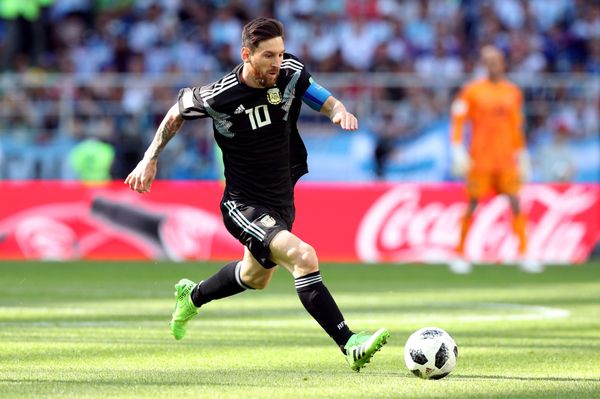 Soccer Football - World Cup - Group D - Argentina vs Iceland - Spartak Stadium, Moscow, Russia - June 16, 2018 Argentina's Lionel Messi in action Soccer Football - World Cup - Group D - Argentina vs Iceland - Spartak Stadium, Moscow, Russia - June 16, 2018 Argentina's Lionel Messi in action - Sputnik International