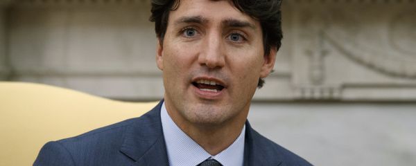 Canadian Prime Minister Justin Trudeau speaks during a meeting with President Donald Trump in the Oval Office of the White House, Wednesday, Oct. 11, 2017, in Washington - Sputnik International