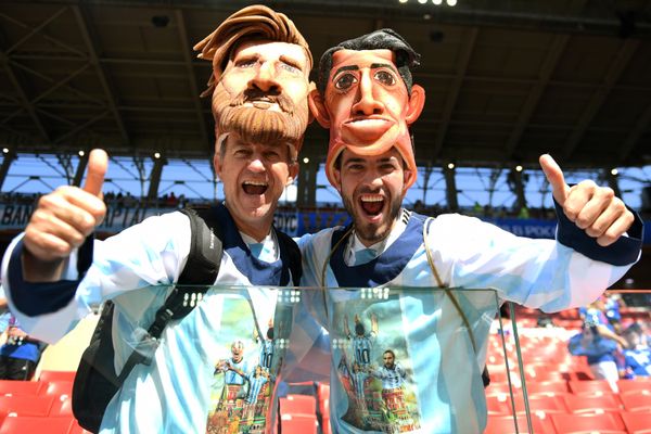 Argentinian fans before 2018 FIFA World Cup game between Argentina and Iceland - Sputnik International