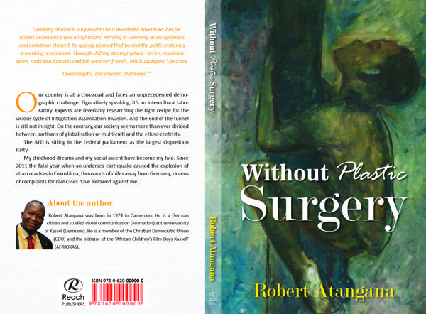 The cover and back of the Without Plastic Surgery, Atangana's account of his experiences in Germany. - Sputnik International