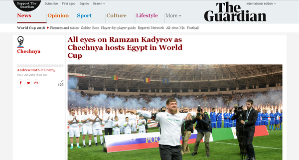 Screengrab of The Guardian story Screengrab of The Guardian story - Sputnik International