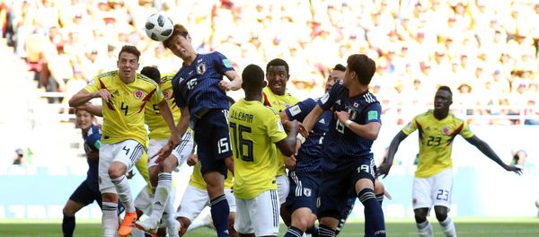 Soccer Football - World Cup - Group H - Colombia vs Japan - Mordovia Arena, Saransk, Russia - June 19, 2018 Japan's Yuya Osako scores their second goal Soccer Football - World Cup - Group H - Colombia vs Japan - Mordovia Arena, Saransk, Russia - June 19, 2018 Japan's Yuya Osako scores their second goal - Sputnik International