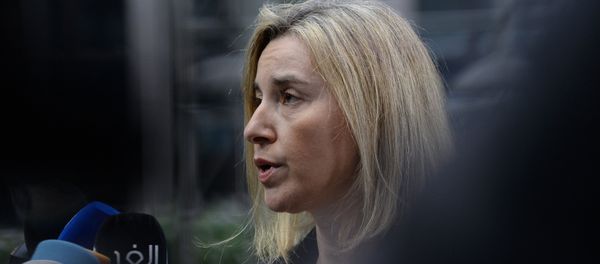 EU foreign policy chief Federica Mogherini speaks to the press - Sputnik International