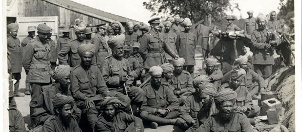 An Indian convalescent depot (Merville, France). Photographer- H. D. Girdwood. An Indian convalescent depot (Merville, France). Photographer- H. D. Girdwood. - Sputnik International