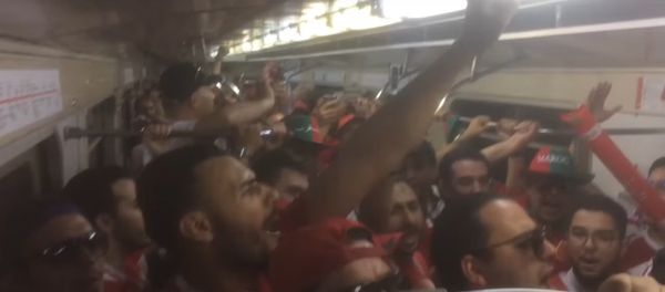 Moroccan Fans On The Way To Morocco Vs Portugal Game - Sputnik International
