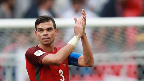 Portugal’s Pepe celebrates his team’s victory in the 2017 FIFA Confederations Cup third-place match between Portugal and Mexico. File photo Portugal’s Pepe celebrates his team’s victory in the 2017 FIFA Confederations Cup third-place match between Portugal and Mexico. File photo - Sputnik International