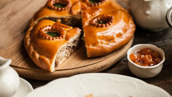 Pushkin’s Meat coulibiac - Sputnik International