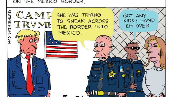 FLOTUS Flees to the Border - Sputnik International