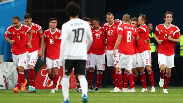 Russian National Football Team During Match With Egypt. 2018 FIFA World Cup - Sputnik International