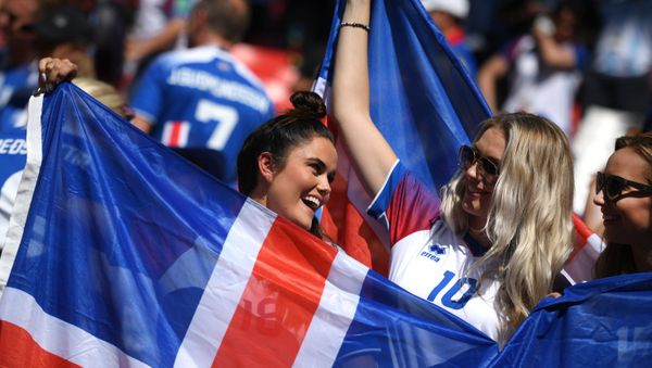Iceland's fans - Sputnik International