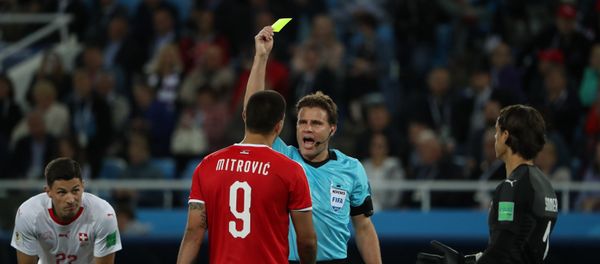 World Cup - Group E - Serbia vs Switzerland - Kaliningrad Stadium, Kaliningrad, Russia - June 22, 2018 - Sputnik International