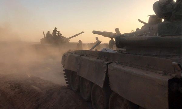 Tanks of the Syrian Army at combat positions. File photo Tanks of the Syrian Army at combat positions. File photo - Sputnik International