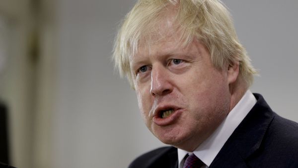 British Foreign Secretary Boris Johnson gives a press conference in Buenos Aires, Argentina, Tuesday, May 22, 2018 - Sputnik International