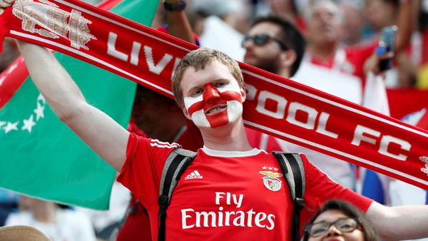 Soccer Football - World Cup - Group G - England vs Panama - Nizhny Novgorod Stadium, Nizhny Novgorod, Russia - June 24, 2018 England fan inside the stadium before the match Soccer Football - World Cup - Group G - England vs Panama - Nizhny Novgorod Stadium, Nizhny Novgorod, Russia - June 24, 2018 England fan inside the stadium before the match - Sputnik International