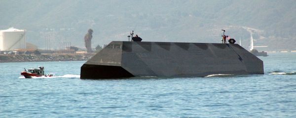The Navy test craft, Sea Shadow, performs in the Sea and Air Parade held as part of Fleet Week San Diego 2005 The Navy test craft, Sea Shadow, performs in the Sea and Air Parade held as part of Fleet Week San Diego 2005 - Sputnik International