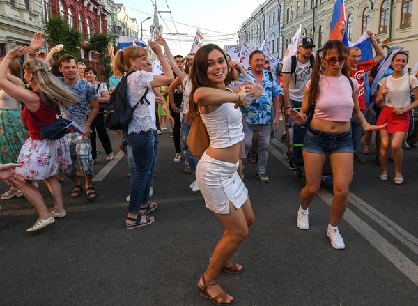 Football Beauties From Across the Globe Enjoying World Cup Matches Football Beauties From Across the Globe Enjoying World Cup Matches - Sputnik International