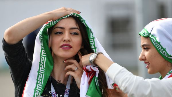 Football Beauties From Across the Globe Enjoying World Cup Matches - Sputnik International