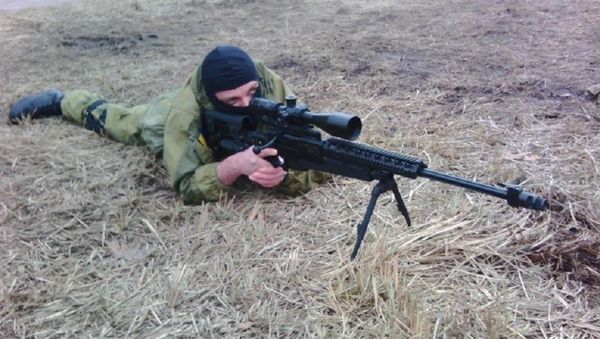 Sergei Sanovsky at the Azov training base outside Kiev. - Sputnik International