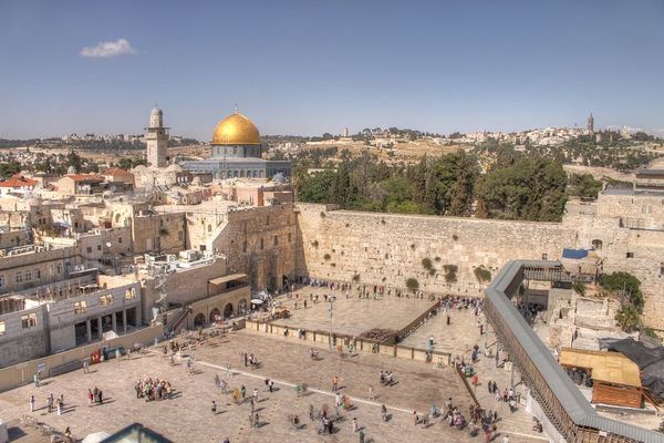 The Western Wall and Dome of the rock in the old city of Jerusalem The Western Wall and Dome of the rock in the old city of Jerusalem - Sputnik International